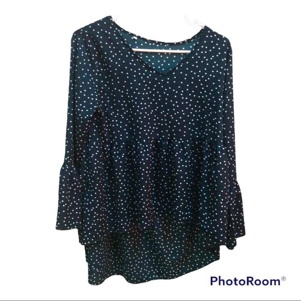 Green long sleeve top